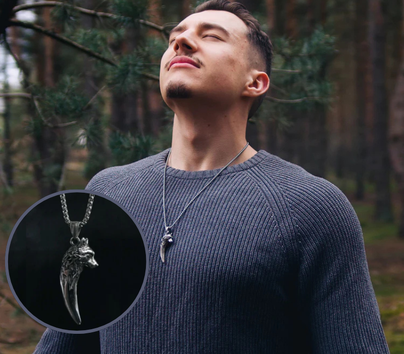 Collar Lobo Vikingo | "Espíritu de Fenrir"