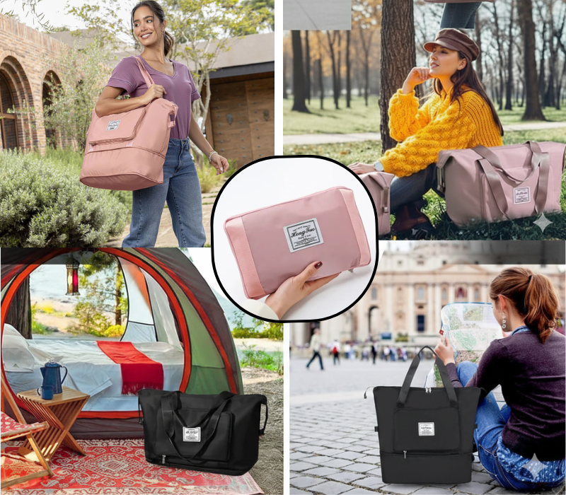 Bolso expandible y plegable