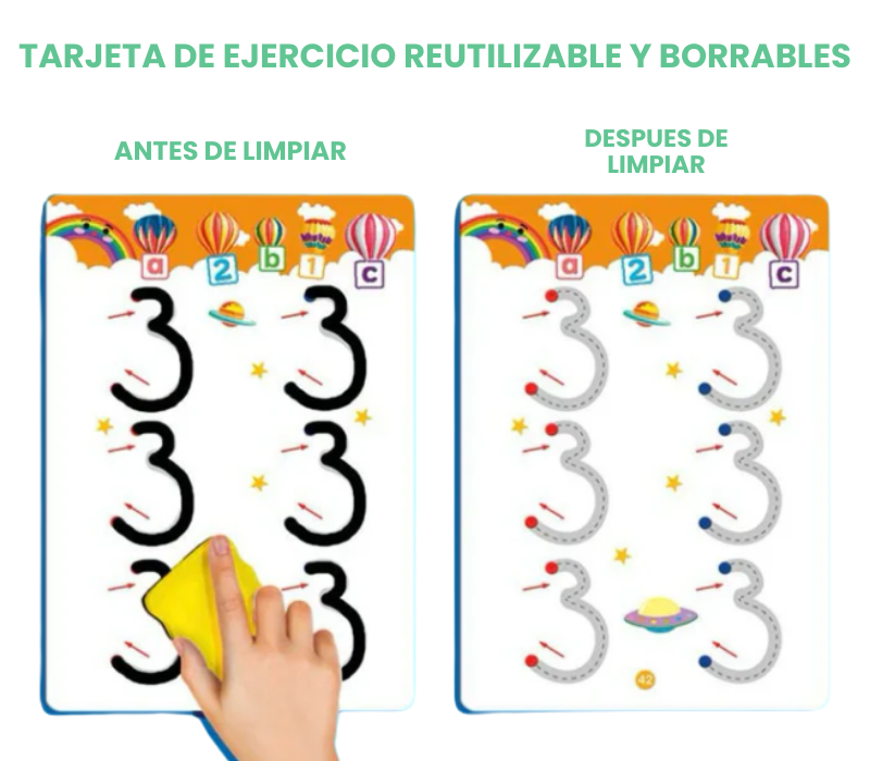 Libro de entrenamiento para escritura