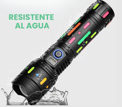 Linterna táctica de largo alcance