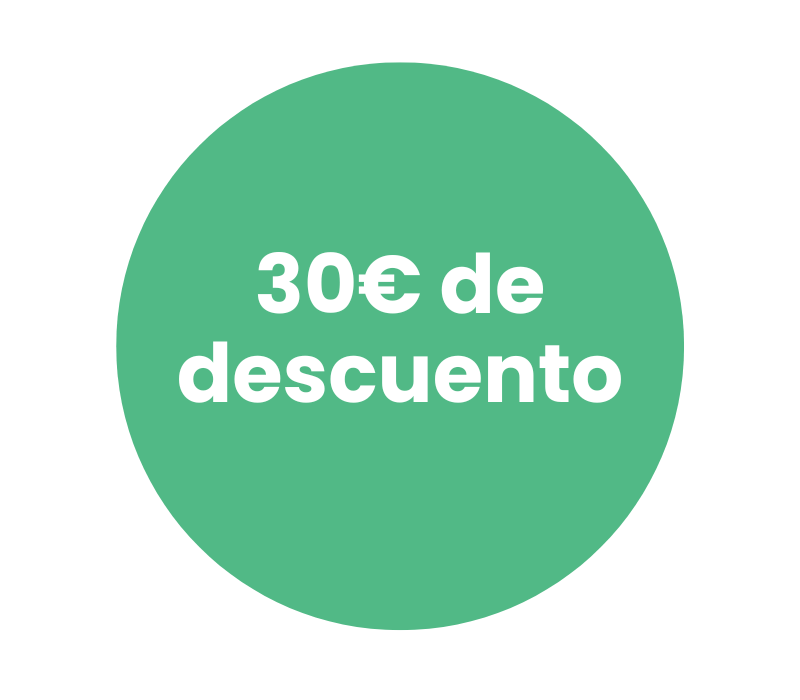 30€ de descuento