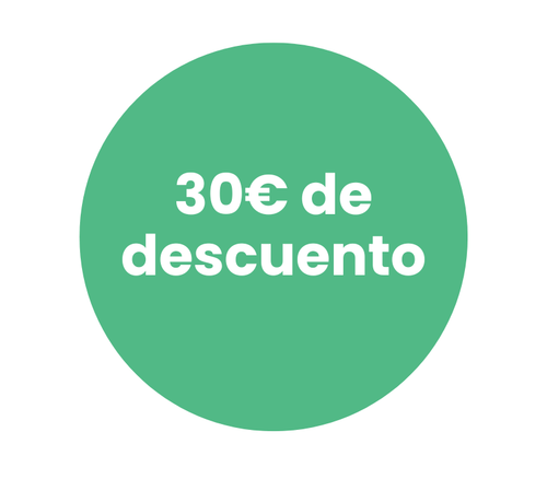 30€ de descuento