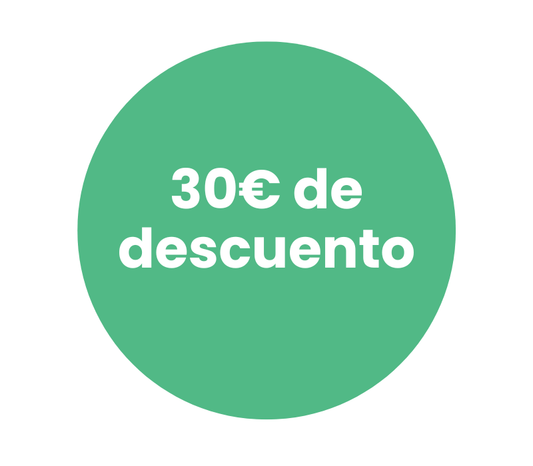 30€ de descuento
